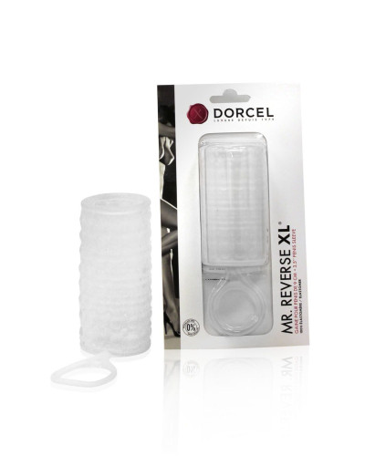 Насадка на член Dorcel Mr Reverse XL з кільцем для мошонки, стимулюючий рельєф - Фото №2
