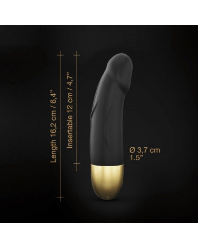 Вібратор Dorcel Real Vibration S Gold 2.0, діаметр 3,7см, перезаряджуваний, для точки G - Фото №5