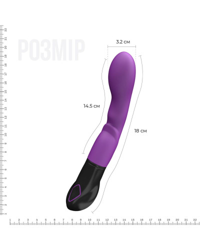 Вібратор Adrien Lastic Nyx, стимуляція точки G і входа у піхву - Фото №2