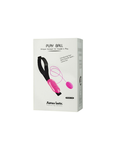 Виброяйцо Adrien Lastic Playball для стимуляции точки А, с турборежимом, крепление к ноге - Фото №5
