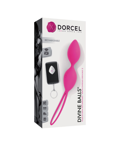 Вагинальные шарики Dorcel Divine Balls, диаметр 3,5 см, масса 91г - Фото №6