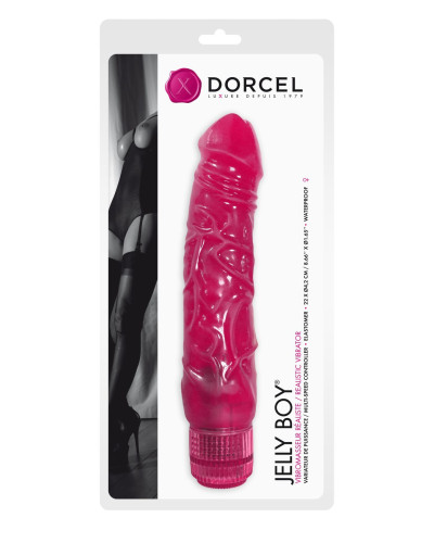 Фалоімітатор вібратор Dorcel Jelly Boy, діаметр 4,2см ТПЕ, плавне регулювання потужності вібрації - Фото №3