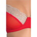Распродажа!!! Комплект белья LORAINE SET red L/XL - Passion Exclusive: лиф, стринги, пояс для чулок - Фото №3
