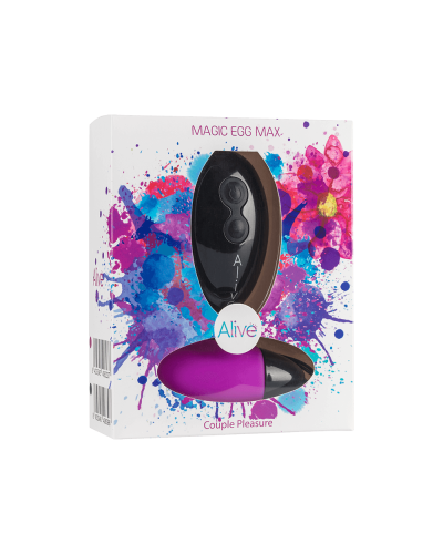 Потужне віброяйце Alive Magic Egg MAX Violet з пультом ДК - Фото №2