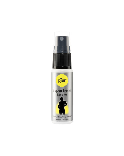 Пролонгирующий спрей pjur Superhero Strong Spray 20 ml, с экстрактом имбиря, впитывается в кожу - Фото №1