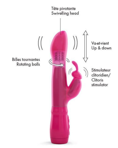 Вібратор Dorcel Furious Rabbit зі зворотно-поступальними рухами голівки - Фото №2