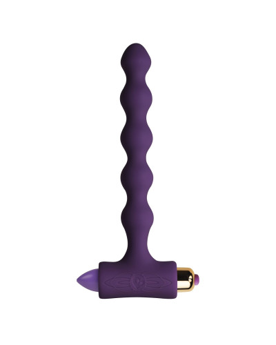 Анальний вібратор Rocks Off Petite Sensations — Pearls Purple - Фото №1
