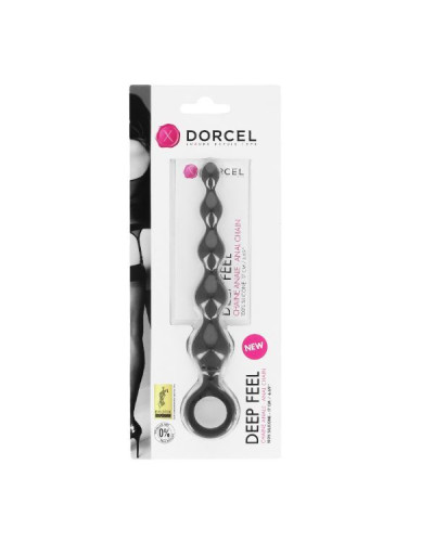 Анальний ланцюжок Dorcel Deep Feel, силікон, макс. діаметр 2,5 см, пружна - Фото №2