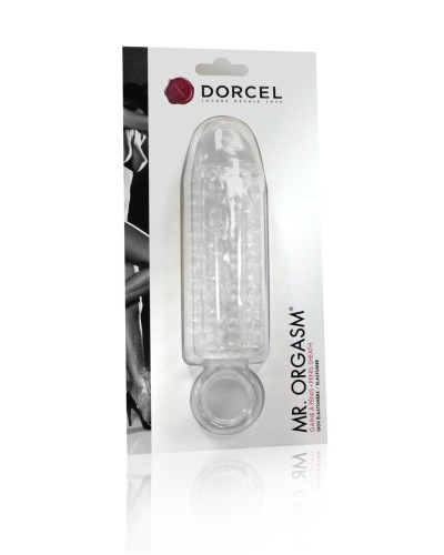 Насадка на член Dorcel Mr. Orgasm с кольцом для мошонки, ультрастимулирующий рельеф - Фото №3