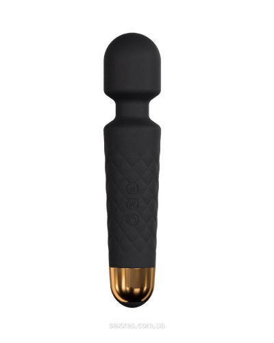 Мінівібромасажер Dorcel Wand Wanderful Black потужний, водонепроникний, 18 режимів роботи - Фото №3