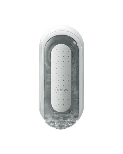 Мастурбатор Tenga Flip Zero White, змінна інтенсивність стимуляції, розкладний - Фото №1