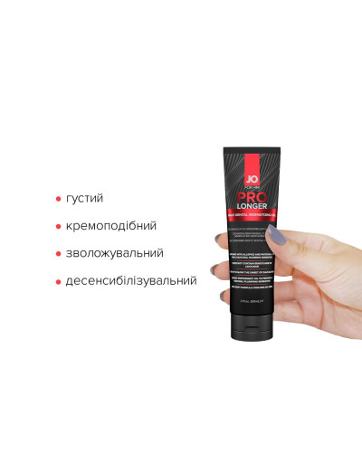 Пролонгер гель JO Prolonger Gel (60 мл) з олією перцевої м’яти, гвоздикового перцю та пачулів - Фото №2