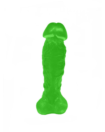 Крафтове мило-член із присоскою Чистый Кайф Green size XL, натуральне - Фото №2