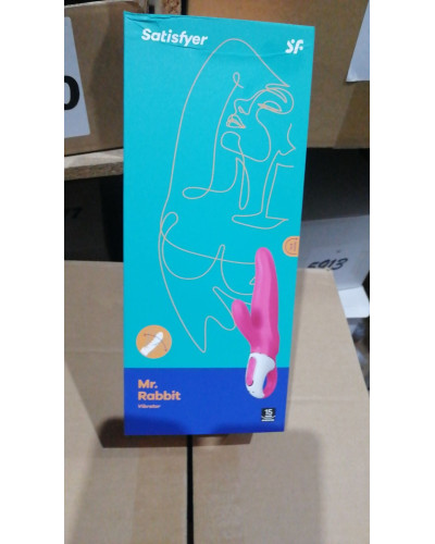 Потужний вібратор-кролик Satisfyer Vibes Mr. Rabbit (м'ята упаковка!!!) - Фото №2