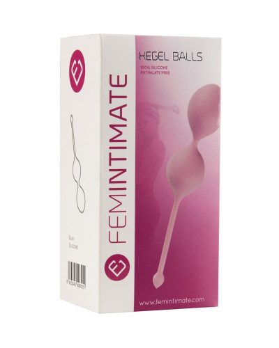 Вагинальные шарики Femintimate Kegel Balls, диаметр 3,5 см, масса 77 г - Фото №2