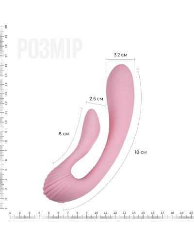 Вібратор Adrien Lastic G-wave вагінально-кліторальний, 2 мотори, універсальний - Фото №2