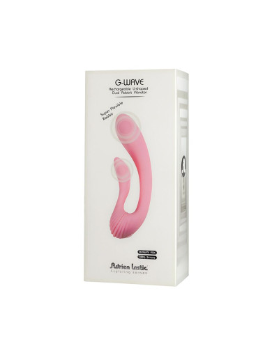 Вібратор Adrien Lastic G-wave вагінально-кліторальний, 2 мотори, універсальний - Фото №6