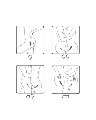 Вибратор двусторонний Adrien Lastic AD-2 с пультом LRS - Фото №5