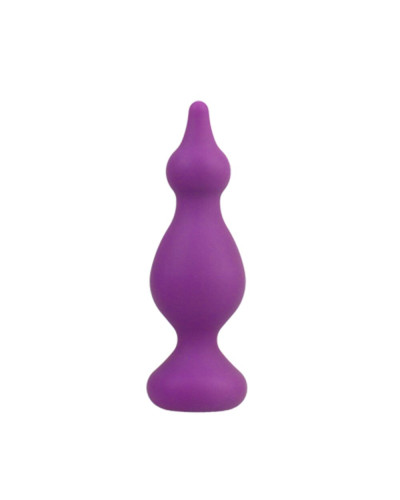 Анальна пробка Adrien Lastic Amuse Medium Purple (M) з двома переходами, макс. діаметр 3,6 см - Фото №1