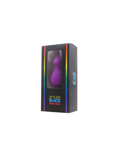 Анальна пробка Adrien Lastic Amuse Medium Purple (M) з двома переходами, макс. діаметр 3,6 см - Фото №3