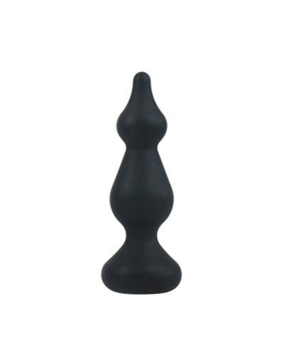 Анальна пробка Adrien Lastic Amuse Mini Black (S) з двома переходами, макс. діаметр 3 см - Фото №1