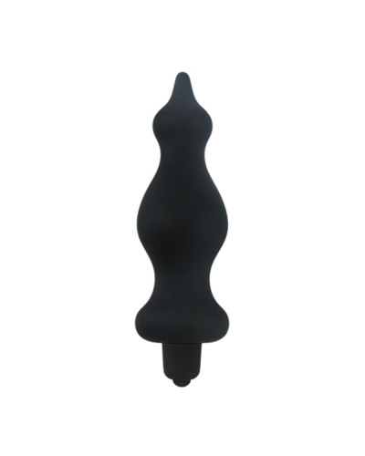 Анальна пробка з вібрацією Adrien Lastic Bullet Amuse Black, макс. діаметр 3,9 см - Фото №1