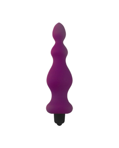 Анальна пробка з вібрацією Adrien Lastic Bullet Amuse Purple, макс. діаметр 3,9 см - Фото №1