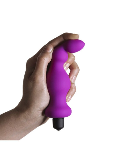 Анальна пробка з вібрацією Adrien Lastic Bullet Amuse Purple, макс. діаметр 3,9 см - Фото №5