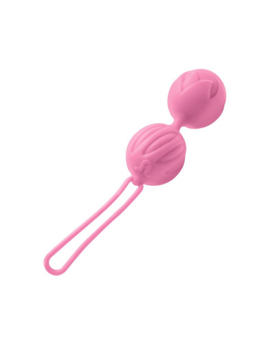 Вагінальні кульки Adrien Lastic Geisha Lastic Balls BIG Pink (L), діаметр 4 см, вага 90 гр - Фото №1