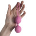Вагінальні кульки Adrien Lastic Geisha Lastic Balls BIG Pink (L), діаметр 4 см, вага 90 гр - Фото №5