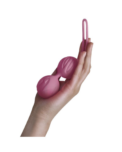 Вагінальні кульки Adrien Lastic Geisha Lastic Balls BIG Pink (L), діаметр 4 см, вага 90 гр - Фото №6