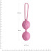 Вагинальные шарики Adrien Lastic Geisha Lastic Balls Mini Pink (S), диаметр 3,4 см, масса 85 г - Фото №2