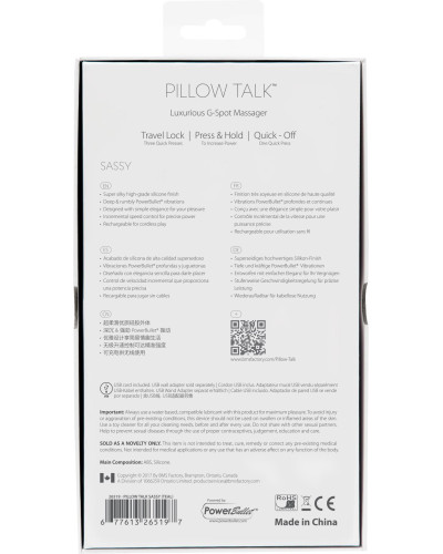 Розкішний вібратор Pillow Talk - Sassy Teal з кристалом Сваровські для точки G, подарункова упаковка - Фото №9