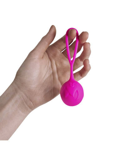Вагинальные шарики Adrien Lastic Geisha Lastic Balls Mía Magenta (L), диаметр 4 см, масса 42 г - Фото №4