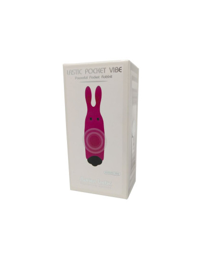 Віброкуля Adrien Lastic Pocket Vibe Rabbit Pink зі стимулювальними вушками - Фото №5