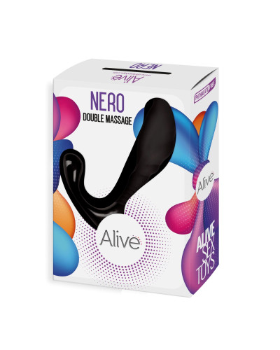 Найдешевший масажер простати Alive Nero для новачків, силікон і пластик, відмінно для старту - Фото №2
