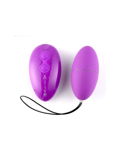 Виброяйцо Alive Magic Egg 2.0 Purple с пультом ДУ, на батарейках - Фото №1