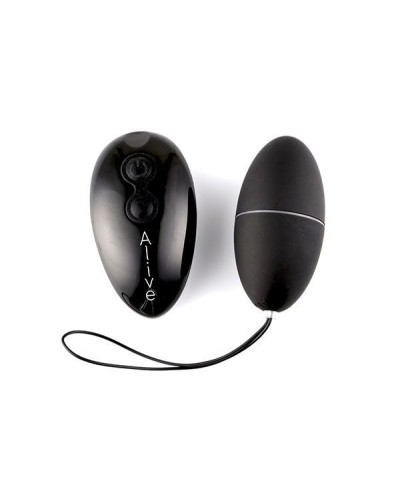 Виброяйцо Alive Magic Egg 2.0 Black с пультом ДУ, на батарейках - Фото №1