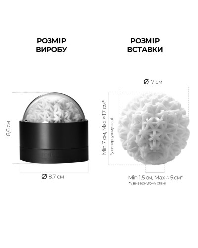 Мастурбатор Tenga Geo Coral, новий матеріал, об’ємні зірки, новий ступінь розвитку Tenga Egg - Фото №2