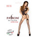 Бодистокинг Passion BS019 black, комбинезон, имитация чулок и пояса - Фото №5