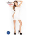 Бодістокінг Passion BS026 white, сукня-сітка на бретелях - Фото №2