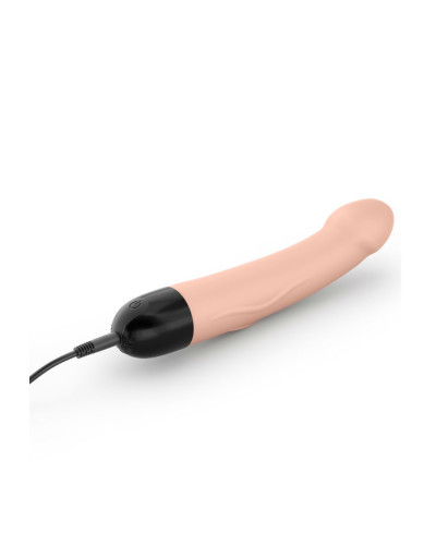 Вибратор Dorcel Real Vibration M Flesh 2.0, диам 3,7см, перезаряжаемый, для точки G - Фото №2