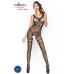 Бодістокінг Passion BS045 black, комбінезон, імітація панчіх і боді - Фото №2