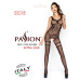 Бодістокінг Passion BS045 black, комбінезон, імітація панчіх і боді - Фото №5