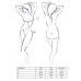 Комплект белья Passion CANNE SET XXL/XXXL, black, лиф-бандо, пояс-юбочка, стринги - Фото №3