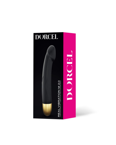 Вібратор Dorcel Real Vibration M Gold 2.0, діаметр 3,7см, перезаряджається, для точки G - Фото №4