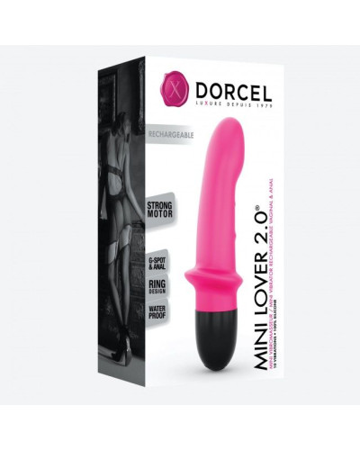 Вібратор Dorcel Mini Lover Magenta 2.0 перезаряджуваний, для точки G і масажу простати - Фото №4
