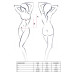 Комплект білизни Passion IMAGINE SET OpenBra L/XL, black, ліф - міні-сорочка, трусики з оборками - Фото №5