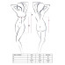 Прозора сорочка бебі дол Passion JANET CHEMISE L/XL, white, трусики - Фото №3