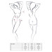 Комплект білизни Passion KELLY SET S/M, black, ліф, трусики, пояс для панчох - Фото №3